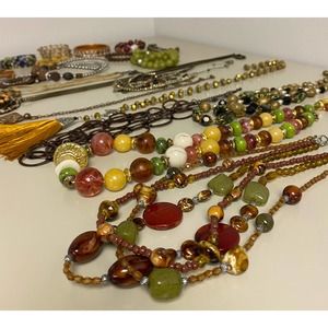 Large Vtg to Modern Jewelry Lot, Vibrant Colors, 20+ Pieces